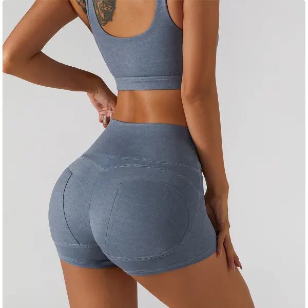 High Waist Tummy Control Gym Shorts