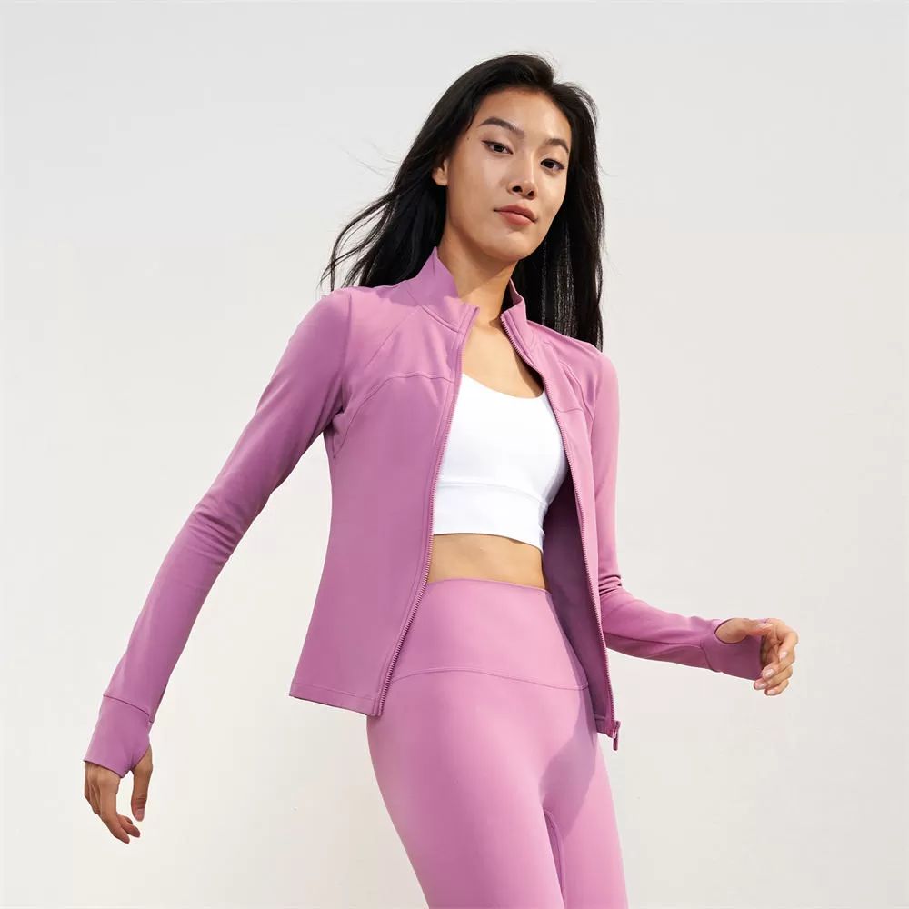 Lightweight Stand Collar Women's Yoga Jackets